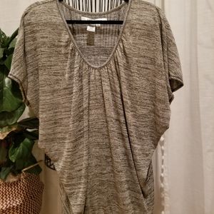 MAX STUDIO top copper light knit top size large